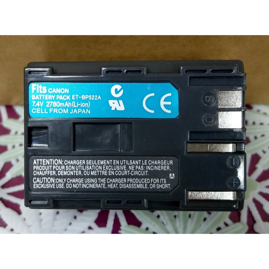 【電池BOSS】台灣世訊副廠電池※ET-BP522【相容 Canon BP-522  BP-535 電池】-細節圖3
