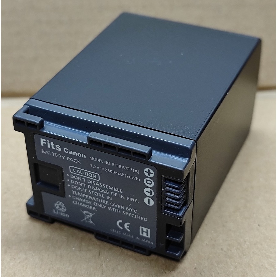 【電池BOSS】台灣世訊副廠電池※ET-BP827A【相容 Canon BP-827 電池】-細節圖4