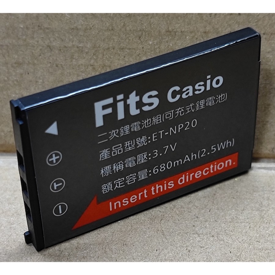 【電池BOSS】台灣世訊副廠電池※ET-CNP20（相容 Casio NP-20 電池）-細節圖2