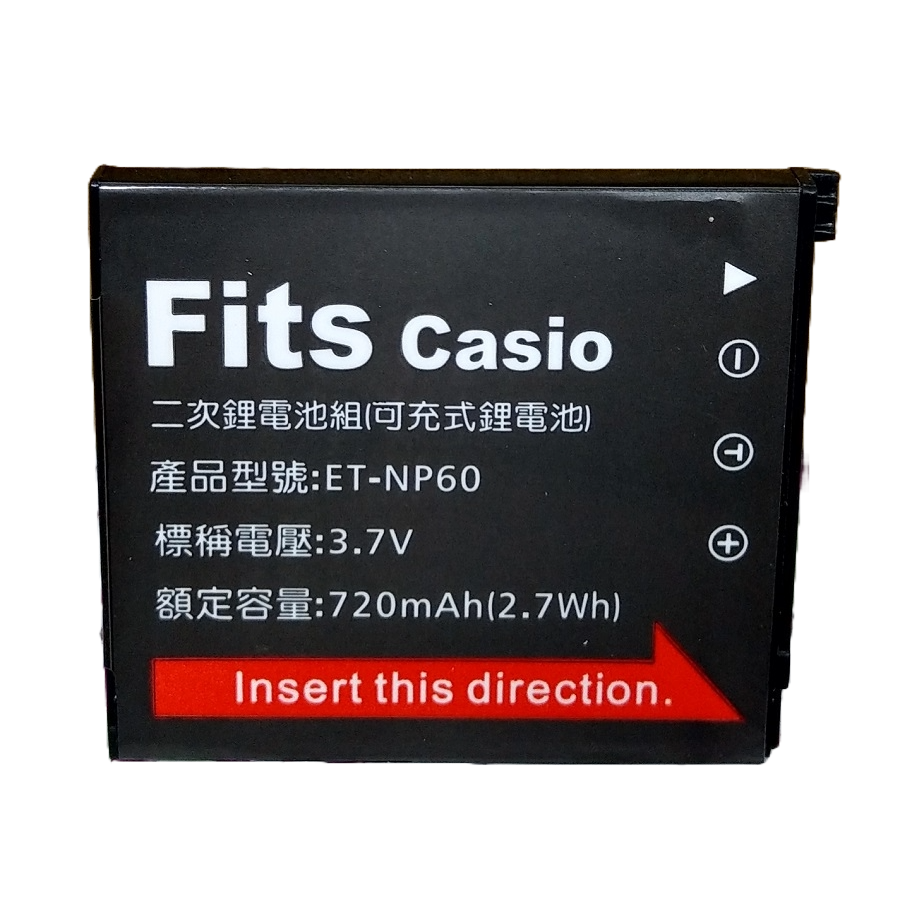 【電池BOSS】台灣世訊副廠電池※ET-CNP60（相容 Casio NP-60 電池）-規格圖6