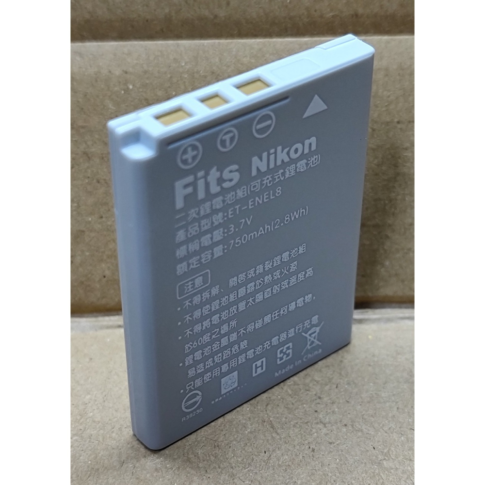 【電池BOSS】台灣世訊副廠電池※ET-ENEL8（相容 NIKON EN-EL8 電池）-細節圖3