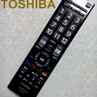 日本TOSHIBA 東芝原廠液晶電視遙控器CT-90422內建BS / CS日規CT-90284,CT-90186S
