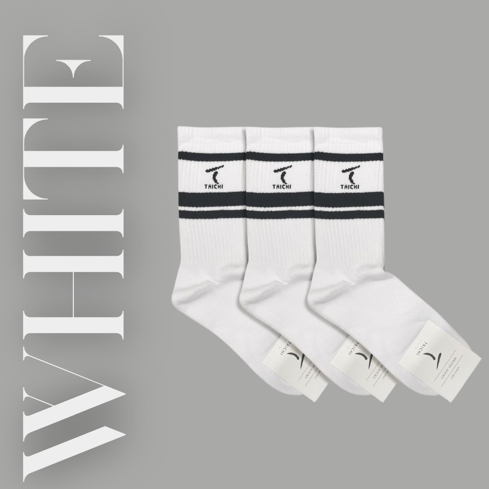 TAICHI素T專賣｜獨家訂製襪(黑/白/麻灰)-規格圖1