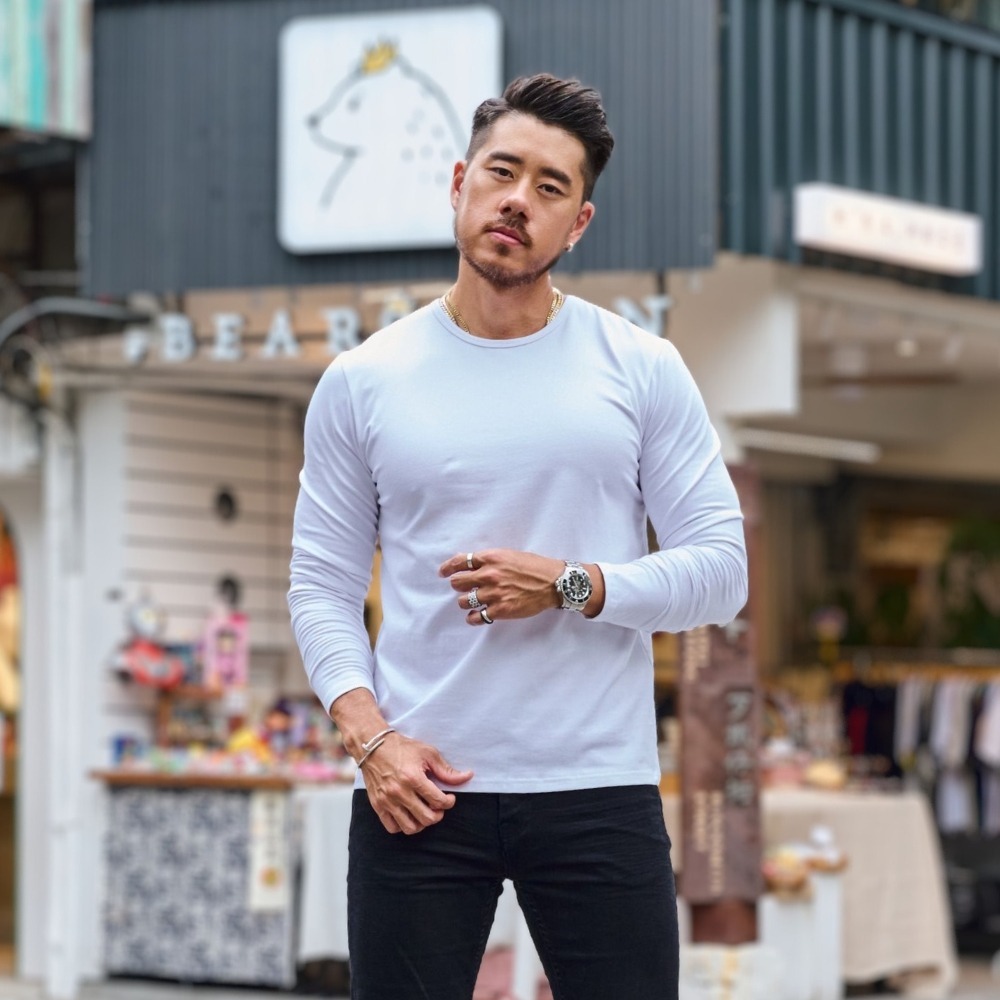 ◖24H快速出貨◗ TAICHI素T | 克魯斯｜大衛長袖版 捲袖不滑落 線條剛剛好-細節圖4