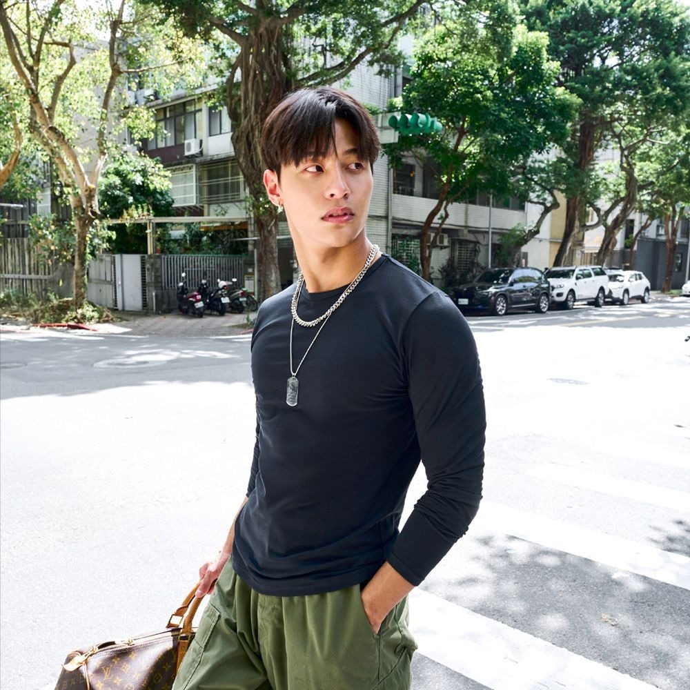 ◖24H快速出貨◗ TAICHI素T | 克魯斯｜大衛長袖版 捲袖不滑落 線條剛剛好-細節圖9