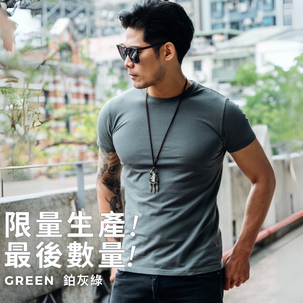 ◖現貨快速出貨◗ TAICHI素T專賣｜維托｜大衛2.0暢銷冠軍健身肌肉短袖素色男生T恤(大尺碼/抗激凸厚磅高磅)-細節圖5