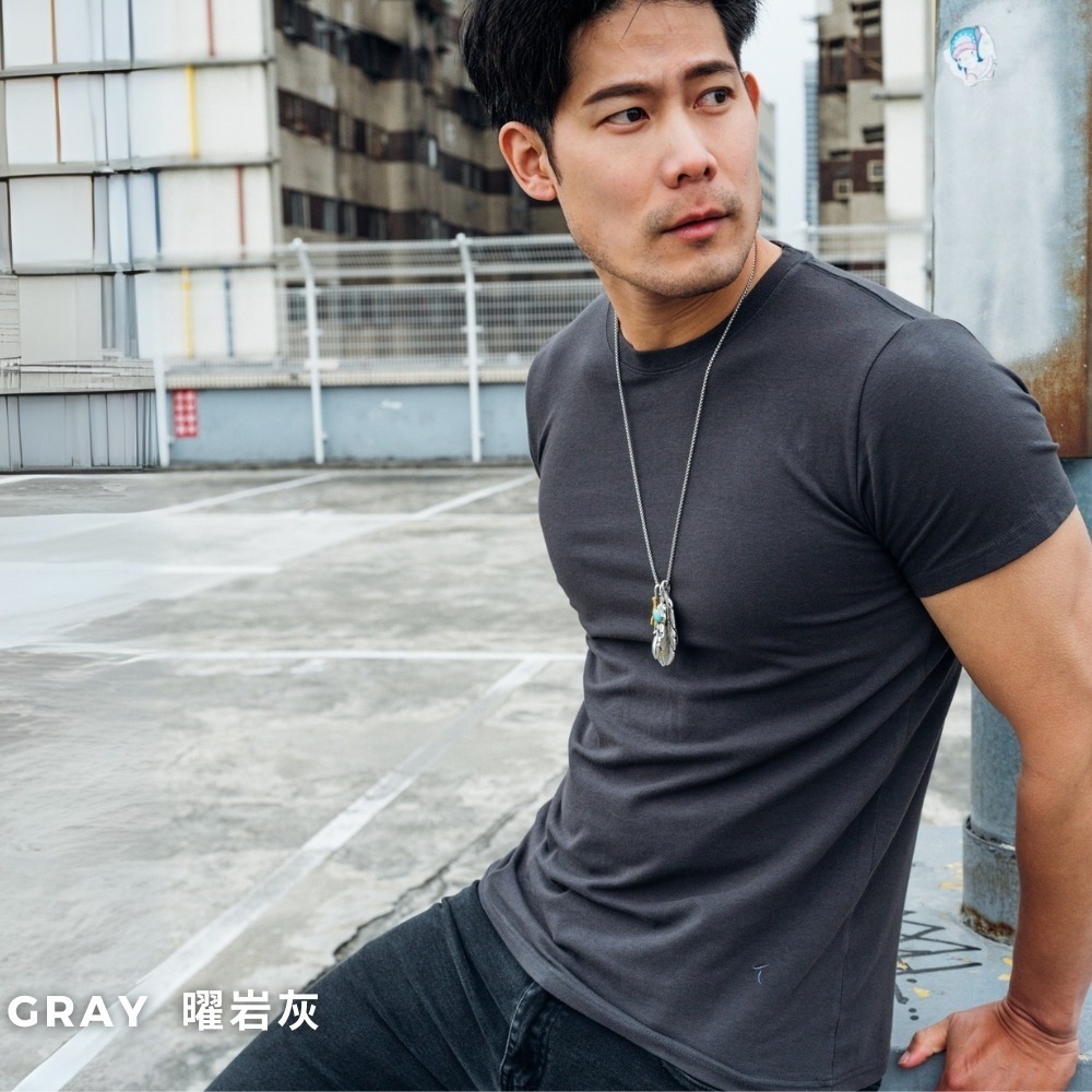 ◖現貨快速出貨◗ TAICHI素T專賣｜維托｜大衛2.0暢銷冠軍健身肌肉短袖素色男生T恤(大尺碼/抗激凸厚磅高磅)-細節圖8