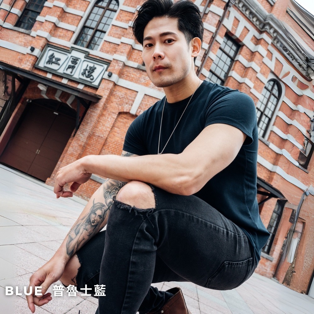 ◖現貨快速出貨◗ TAICHI素T專賣｜維托｜大衛2.0暢銷冠軍健身肌肉短袖素色男生T恤(大尺碼/抗激凸厚磅高磅)-細節圖9