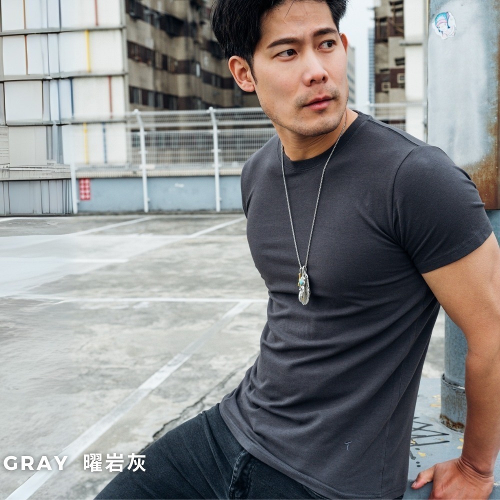 ◖現貨快速出貨◗ TAICHI素T專賣｜維托｜大衛2.0暢銷冠軍健身肌肉短袖素色男生T恤(大尺碼/抗激凸厚磅高磅)-細節圖8