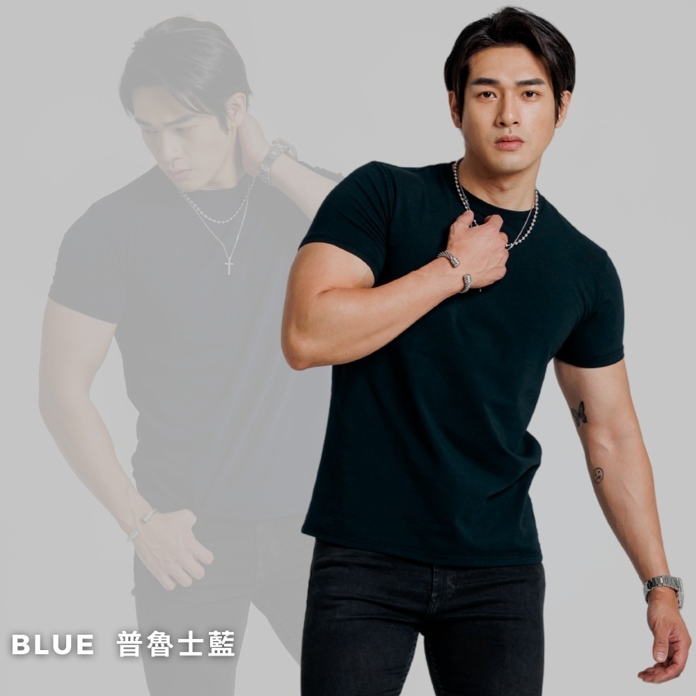 ◖現貨快速出貨◗ TAICHI素T專賣｜維托｜大衛2.0暢銷冠軍健身肌肉短袖素色男生T恤(大尺碼/抗激凸厚磅高磅)-規格圖10