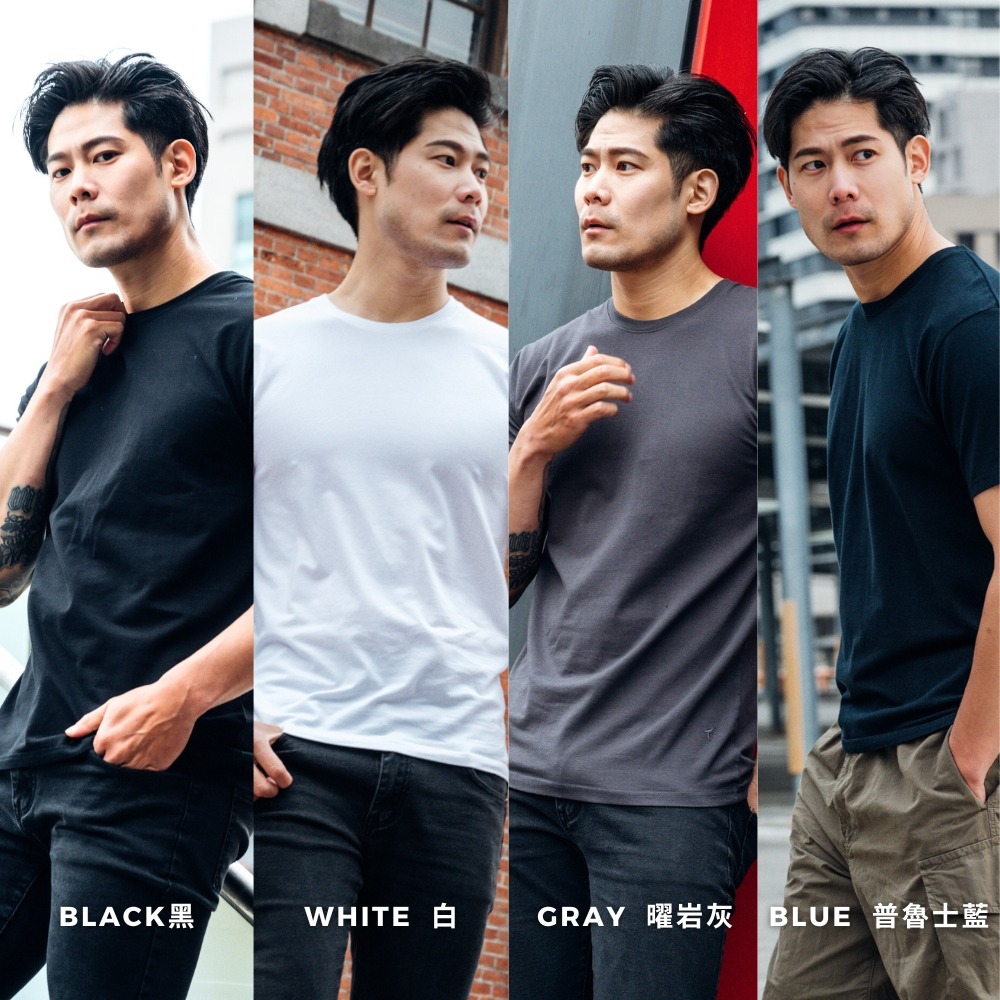 ◖現貨快速出貨◗ TAICHI素T專賣 | 馬克 | 獨家鈦金棉 不挑身型 素色男生 短袖T恤 (大尺碼)-細節圖2