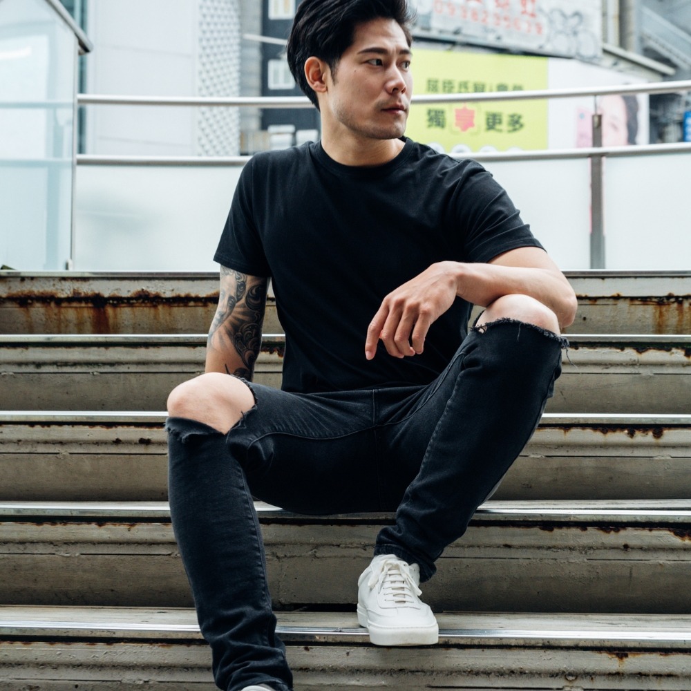 ◖現貨快速出貨◗ TAICHI素T專賣 | 馬克 | 獨家鈦金棉 不挑身型 素色男生 短袖T恤 (大尺碼)-細節圖4