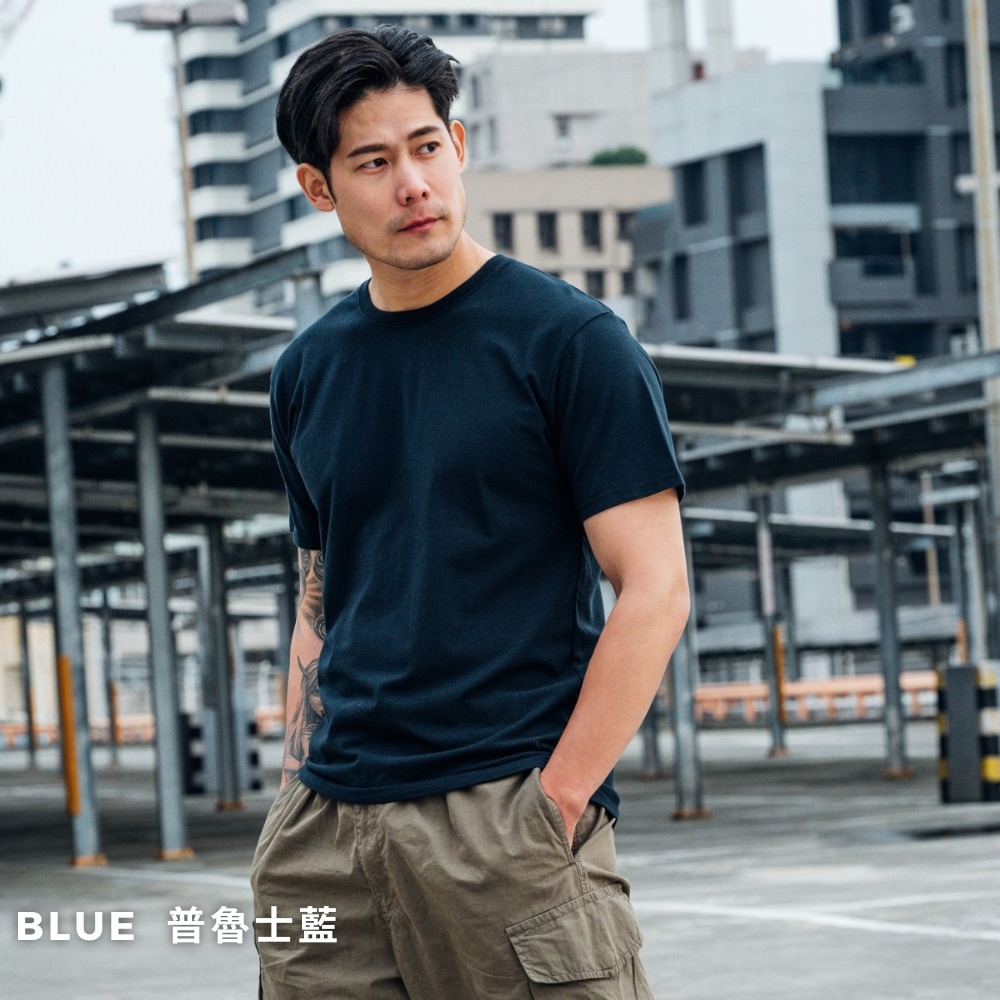 ◖現貨快速出貨◗ TAICHI素T專賣 | 馬克 | 獨家鈦金棉 不挑身型 素色男生 短袖T恤 (大尺碼)-細節圖9