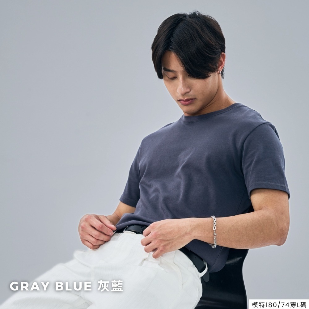 ◖現貨快速出貨◗TAICHI素T專賣｜西克｜韓版再製 11OZ厚磅重磅視覺顯高短版修身高磅純棉男生短袖素T(合身短版)-規格圖10