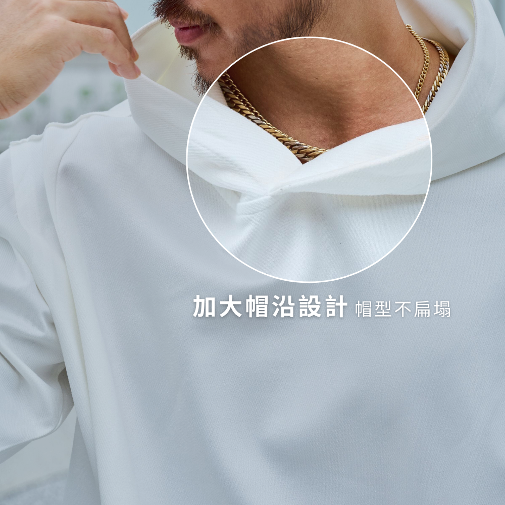 ◖現貨快速出貨◗ TAICHI素T專賣 | 麂皮絨帽T | 挺版不邋遢 打造你的完美輪廓 HOODIE-細節圖4