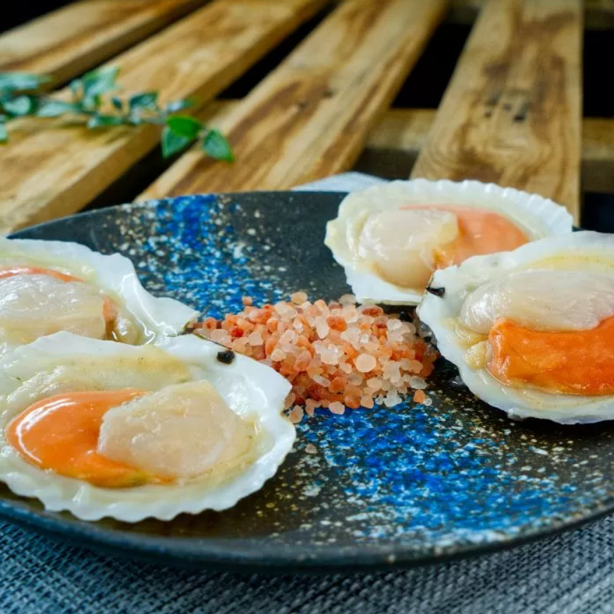 【秋田市集】半殼扇貝7/8  14-17入/包 1KG 台中市滿額$600免運│烤肉│中秋│美食團購│食品批發-細節圖5