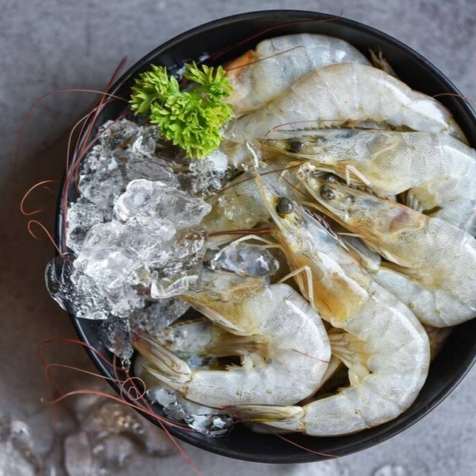 【秋田市集】生凍白蝦50/60 50-60尾/盒 1KG 台中市滿額$600免運│蝦子│烤肉│中秋│美食團購│食品批發-細節圖2