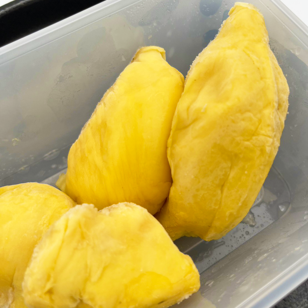 【秋田市集】皇家精選鮮凍金枕頭榴槤 300G 泰國榴槤 台中市滿額$600免運│美食團購│食品批發-細節圖3