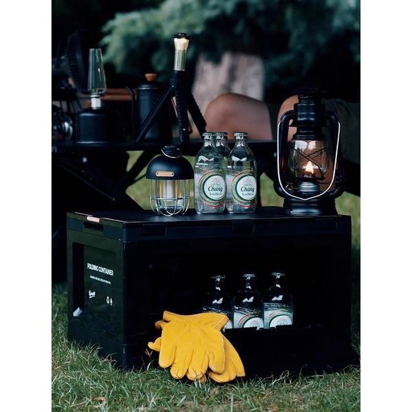 【快速出貨】🌵仙人掌露營🌵 Gooutspringhill户外黑化風格露營折疊收納箱大容量側開門輕量化-細節圖2