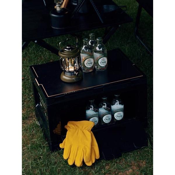 【快速出貨】🌵仙人掌露營🌵 Gooutspringhill户外黑化風格露營折疊收納箱大容量側開門輕量化-細節圖4