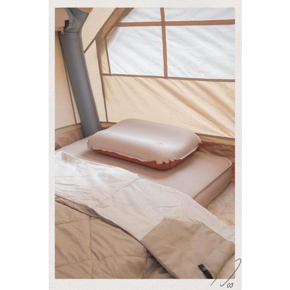 現貨免稅一覺好眠🌵仙人掌露營🌵NH 舒適海綿枕頭自動充氣枕靜音枕頭露營午睡旅行自動充氣枕-細節圖2