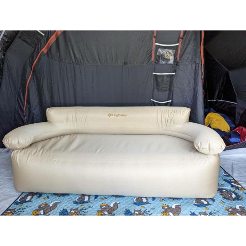 【快速出貨】🌵仙人掌露營🌵🛋️kingcamp 充氣沙發🛋️ 戶外床墊 承重300KG 雙人懶人沙發 家用充氣床-細節圖3