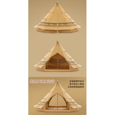 🌵仙人掌露營🌵(現貨在台限量)Naturehike挪客x敦煌聯名露營 印地安帳篷 輕奢風金字塔 朗12.3-細節圖4