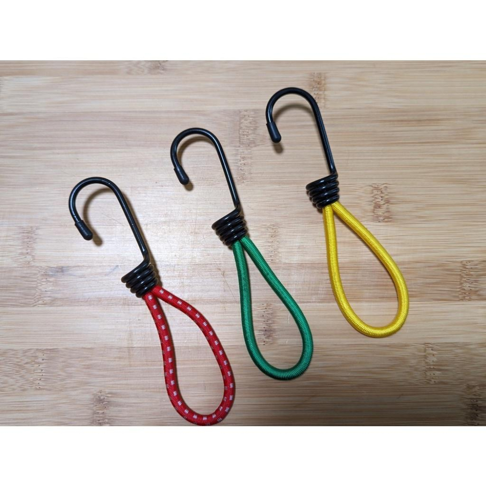 救援必備【🌵仙人掌露營🌵】15公分/60公分/120公分 加粗戶外彈力繩 帳篷拉繩 雙鉤 露營繩 天幕繩-細節圖2