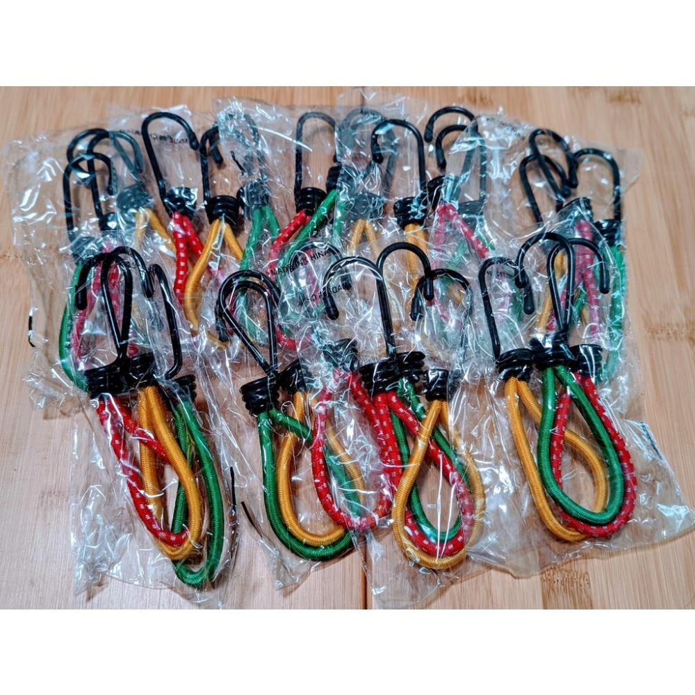 救援必備【🌵仙人掌露營🌵】15公分/60公分/120公分 加粗戶外彈力繩 帳篷拉繩 雙鉤 露營繩 天幕繩-細節圖6