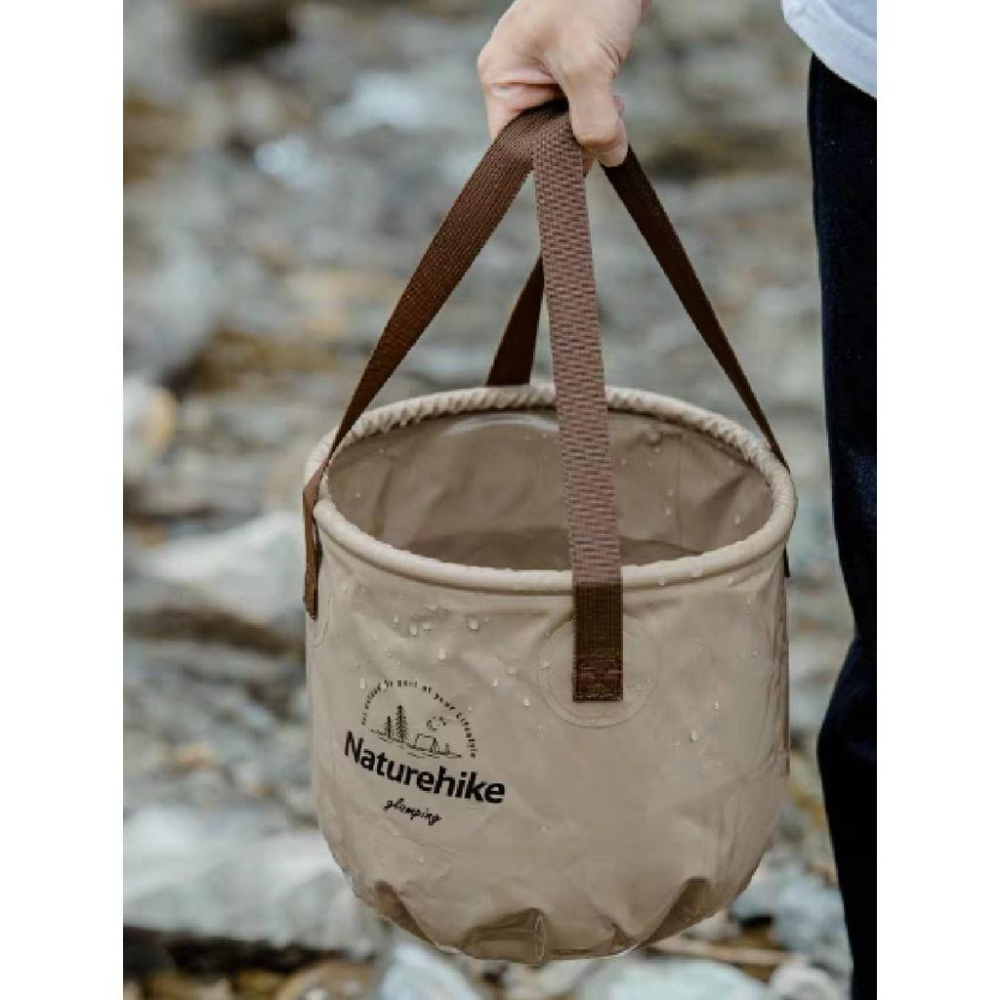 🌵仙人掌露營🌵✅現貨快速出貨👉指定超商免運Naturehike  可摺疊水桶便攜式戶外旅行露營水盆洗臉盆野餐儲水桶-細節圖2