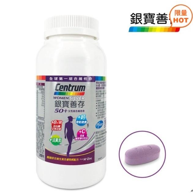 Centrum 銀寶善存 50+女性綜合維他命 / 50+男性綜合維他命 綜合維生素及礦物質配方 現貨-細節圖4