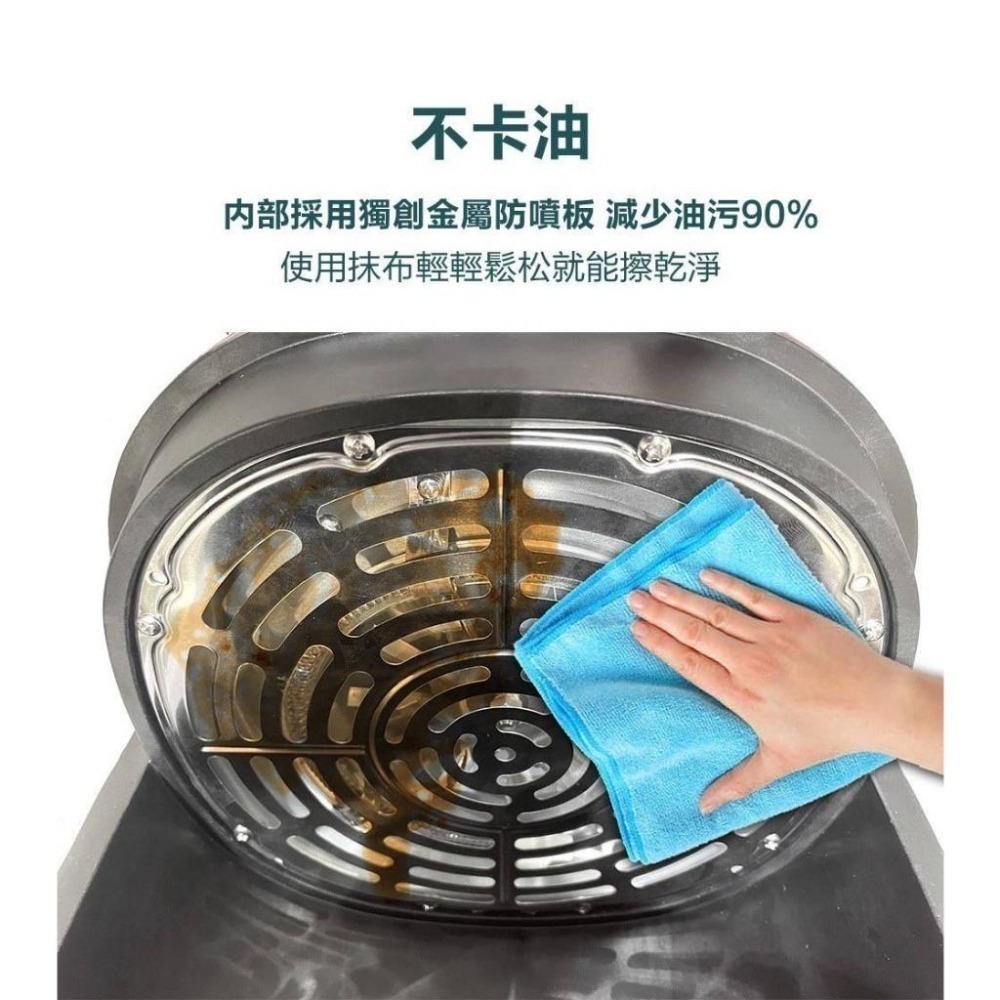 【免運x快速出貨】GLOLUX 3.5L 智能晶鑽玻璃氣炸鍋 AF3501 空氣炸鍋 氣炸烤箱 電炸鍋-細節圖4