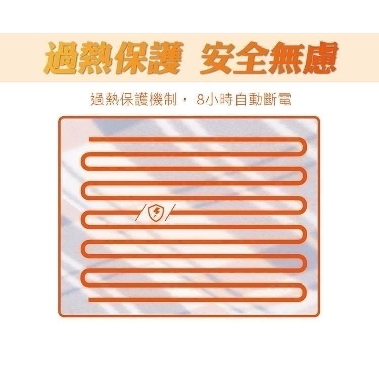 【免運費x快速出貨】禾聯 法蘭絨電熱毯 HEB-12N3(H) 禾聯電熱毯 禾聯電暖毯 電毯 露營電熱毯-細節圖5