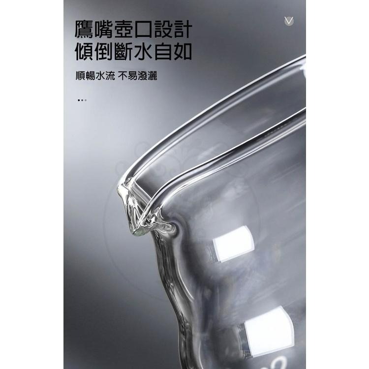 【公司貨x發票x600ml 800ml】附蓋 雲朵咖啡壺 咖啡壺 咖啡分享壺 分享壺 手沖咖啡 雲朵壺 玻璃壺-細節圖4