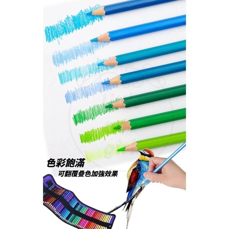 【公司貨】彩色鉛筆 贈帆布筆包 色鉛筆 50色 72色 油性彩色鉛筆 油性色鉛 六角色鉛筆-細節圖4
