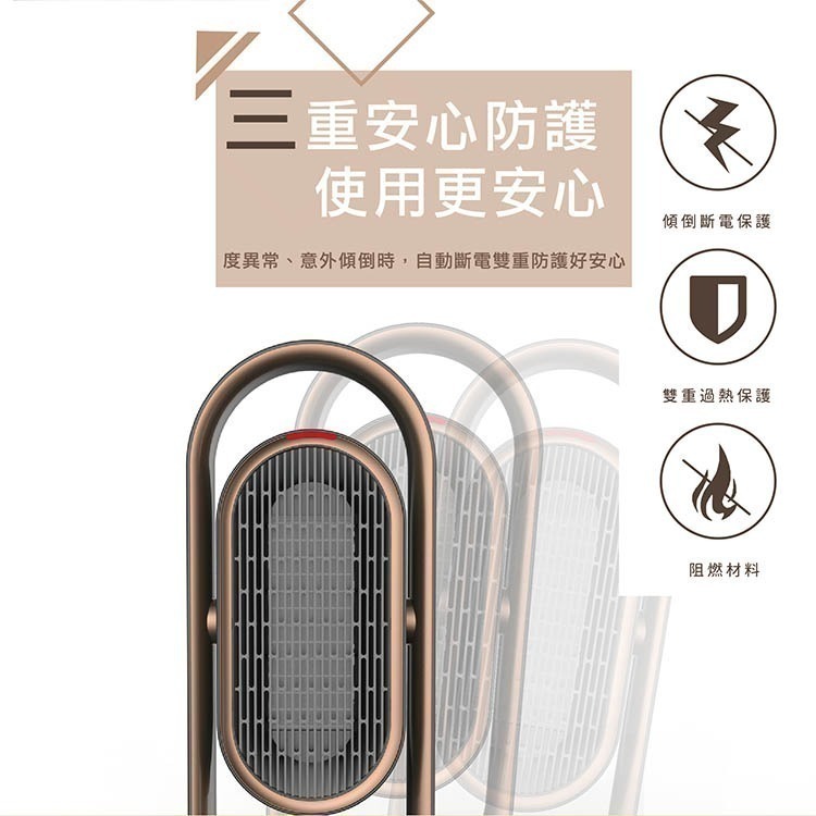 【現貨x免運費】HERAN 禾聯 HPH-13DH010(H) 抑菌銀粒子陶瓷式電暖器 電熱器 暖氣機 暖爐-細節圖5