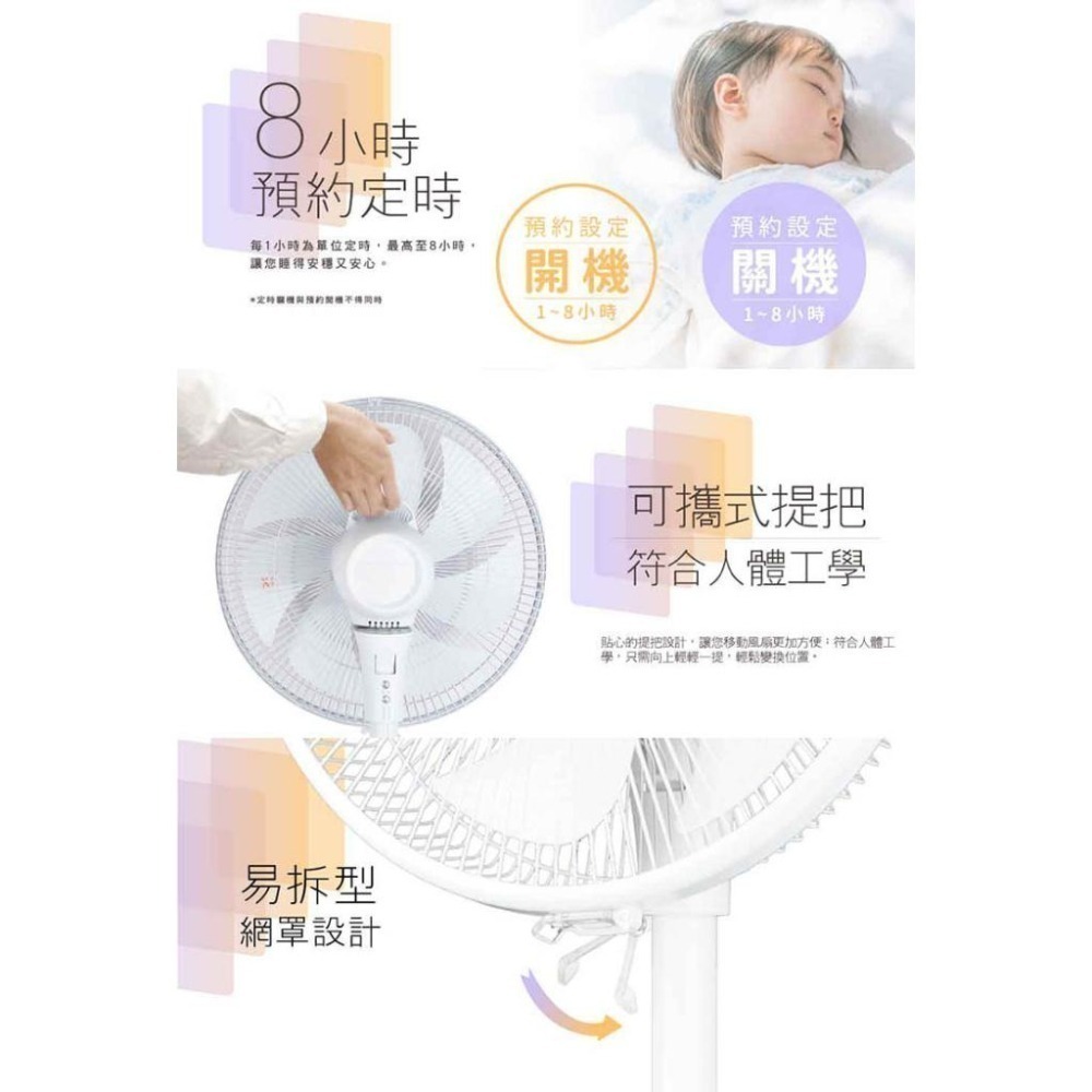 【宅配免運】禾聯HERAN 12吋智能變頻DC風扇 HDF-12AH710 電風扇 DC扇 禾聯電風扇-細節圖6