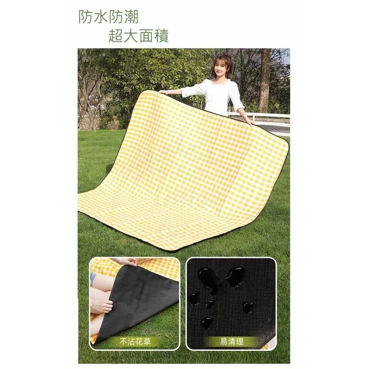 【公司貨】野餐墊 200X200 贈收納袋 露營地墊 沙灘墊 防潮墊 戶外帳篷墊 爬行墊 遊戲墊-細節圖7