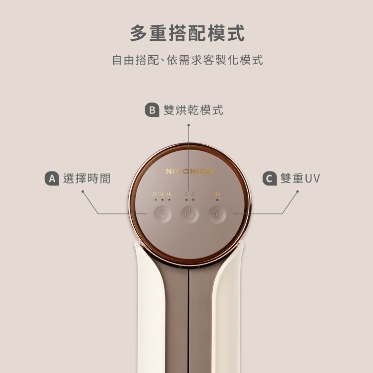 【免運費】NICONICO 美型摺疊 烘衣機 烘鞋機 烘乾機 乾衣機 烘衣機 NI-CD1020-細節圖2