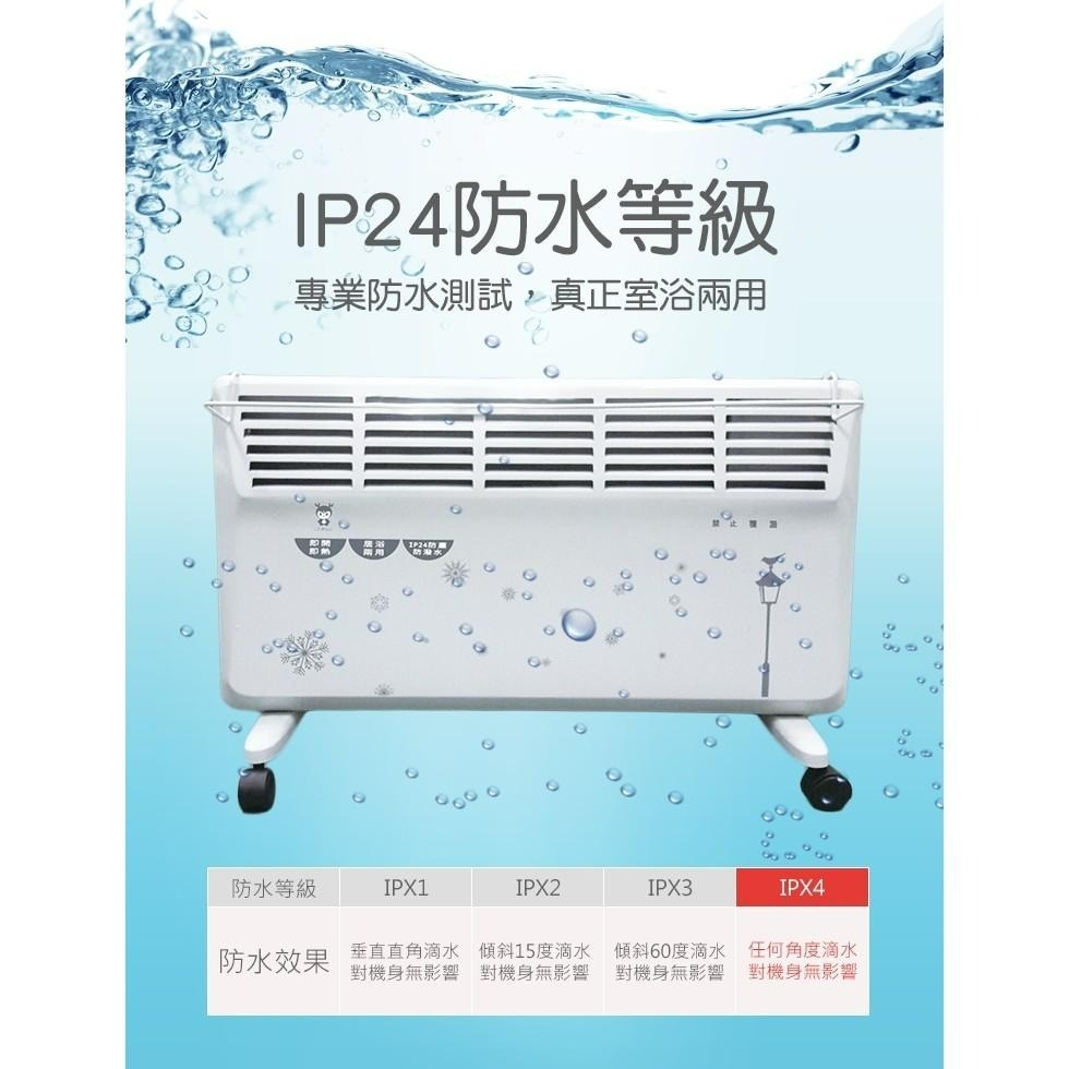 【公司貨x免運費x發票】LAPOLO 防潑水直立壁掛兩用 對流式電暖器 LA-967 電暖爐 暖風機 暖爐 暖風扇-細節圖3