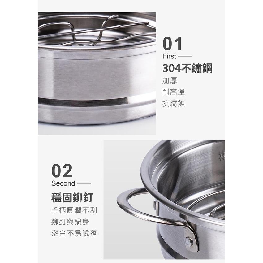 【公司貨x發票】魔力家 2.2L / M17 適用 不鏽鋼分離式蒸具三件套 304不鏽鋼蒸籠 蒸具 M0819-細節圖4