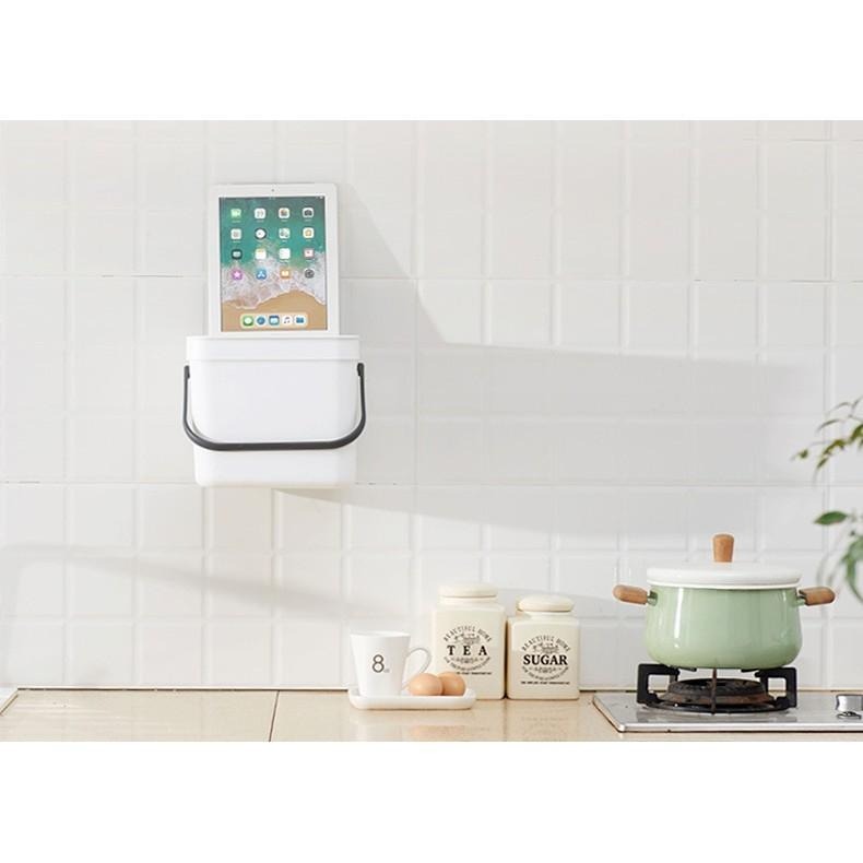 【公司貨】壁掛式垃圾桶 掛式垃圾桶 壁掛式掀蓋垃圾桶 廚餘桶 垃圾桶 浴室垃圾桶 附蓋垃圾桶 小垃圾桶-細節圖6