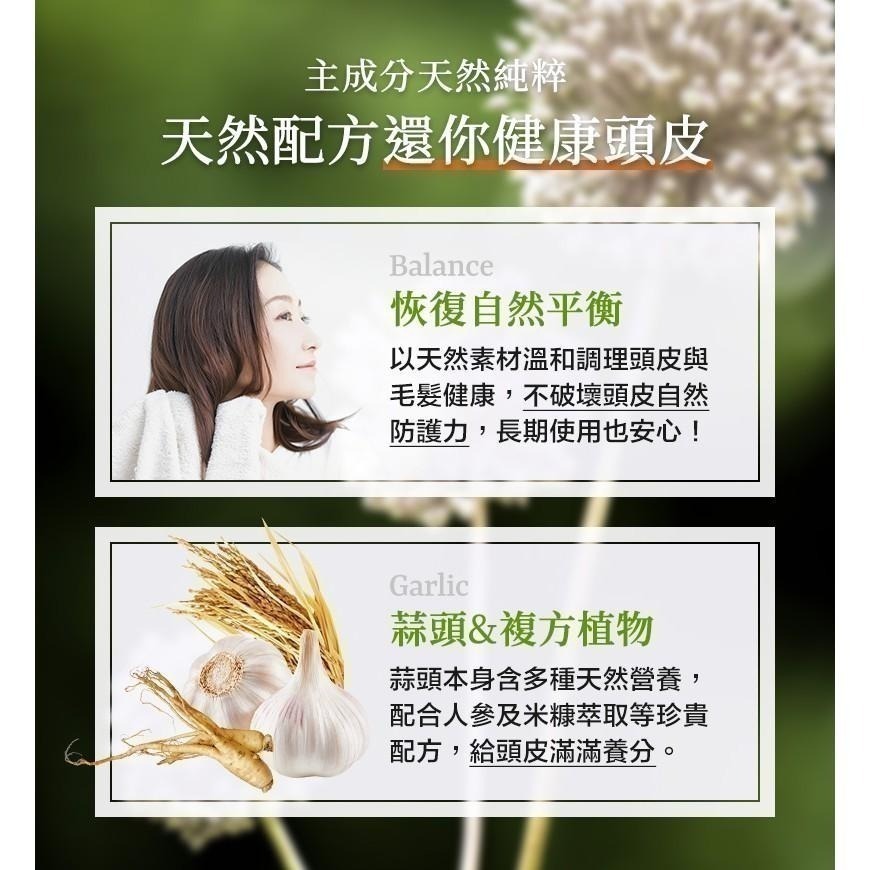 【免運費x發票】CONTIN 康定 洗髮精 酵素植萃洗髮乳 大蒜酵素洗髮 洗髮精 洗髮乳 蒜頭酵素植萃洗髮乳-細節圖5