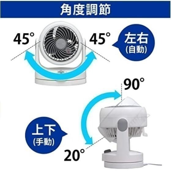 【現貨x免運費】IRIS OHYAMA 空氣 循環扇 HD15 電風扇 桌扇 低噪 對流扇 電扇 涼風扇-細節圖7