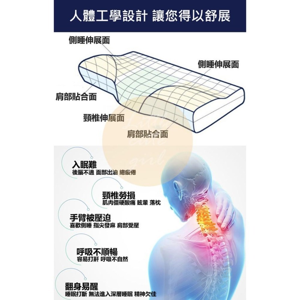 【現貨x免運費x發票】蝶形記憶枕 磁石枕 護頸枕 太空棉 慢回彈記憶枕 止鼾枕 助眠枕 午睡枕 旅行枕 枕頭-細節圖3