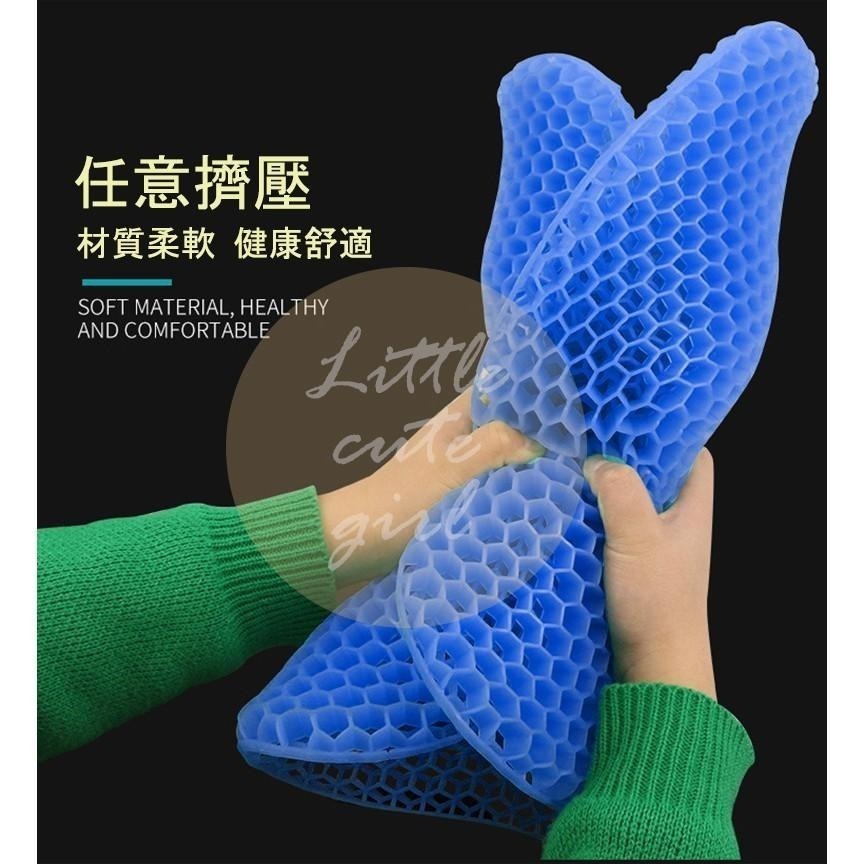 【快速出貨】特大 凝膠坐墊 送防塵套 凝膠椅墊 凝膠座墊 記憶坐墊 減壓坐墊 蜂巢式減壓 冰涼墊 車用椅墊-細節圖3