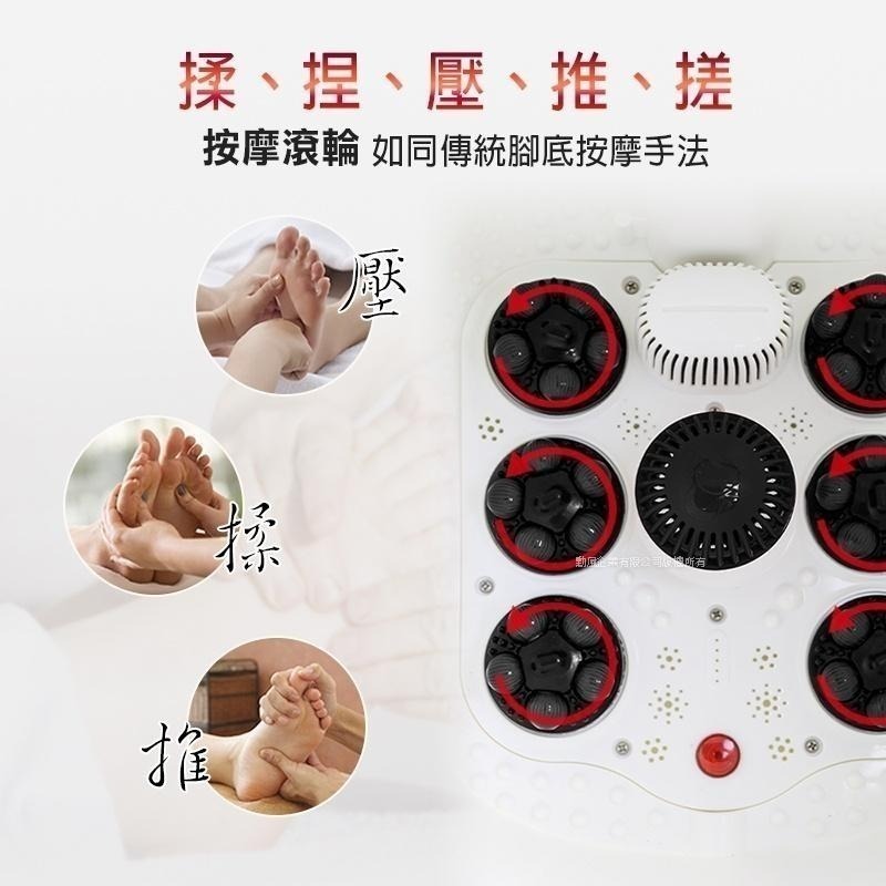 【快速出貨x免運費】勳風 石墨烯 雙控式 電動滾輪SPA高桶泡腳機 泡腳桶 足療機 泡腳盆 HF-G6018-細節圖4
