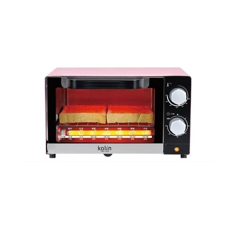 【免運費x快速出貨】Kolin 歌林 10公升 電烤箱 KBO-LN103 櫻花粉 烤箱 小烤箱 吐司機 麵包機-細節圖2