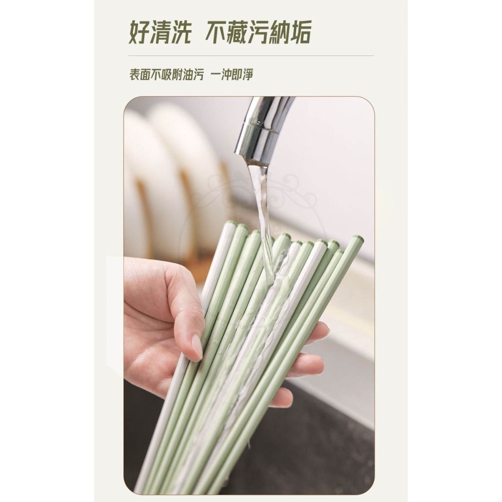 【快速出貨】筷子 合金筷子 餐具合金筷 環保筷 環保餐具 八角筷子 日式筷 防滑筷子 不鏽鋼筷 耐熱筷-細節圖8