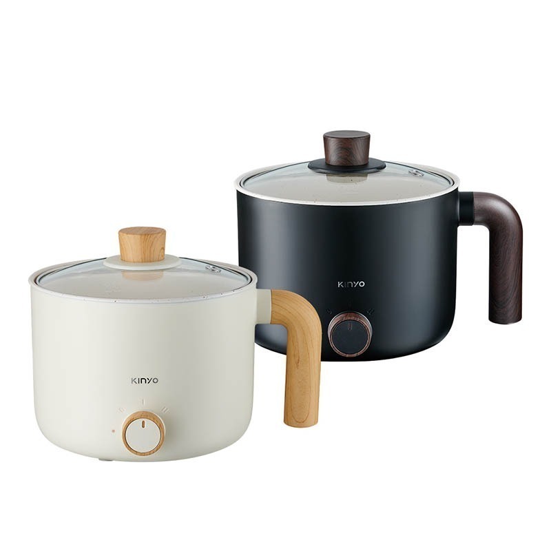 【免運費x發票】KINYO 多功能陶瓷美食鍋 1.2L 快煮鍋 料理鍋 電煮鍋 泡麵碗 FP-0876 電火鍋-細節圖2